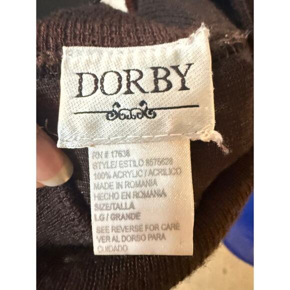 Y2K Dorby 2 piece dress and sweater jacket set brown Women's Size Large - Picture 6 of 8